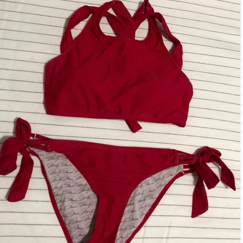 Marilyn Monroe Red Bikini